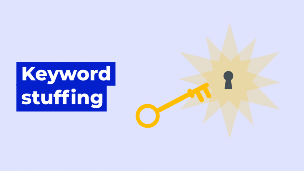 Avoiding Keyword Stuffing. Image Source: Mangools